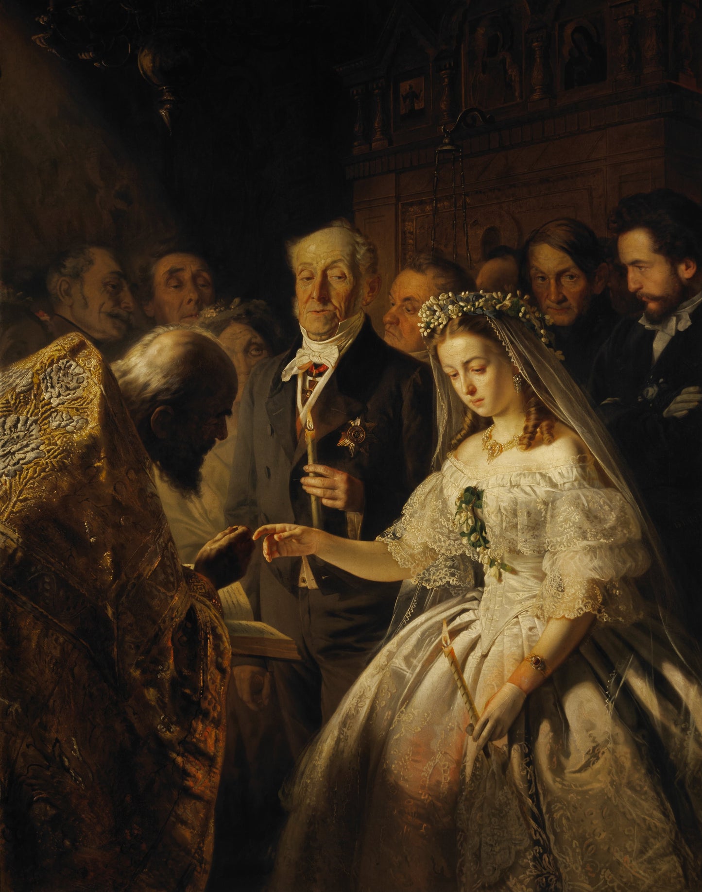 The Unequal Marriage | Vasily Vladimirovich Pukirev | 1862